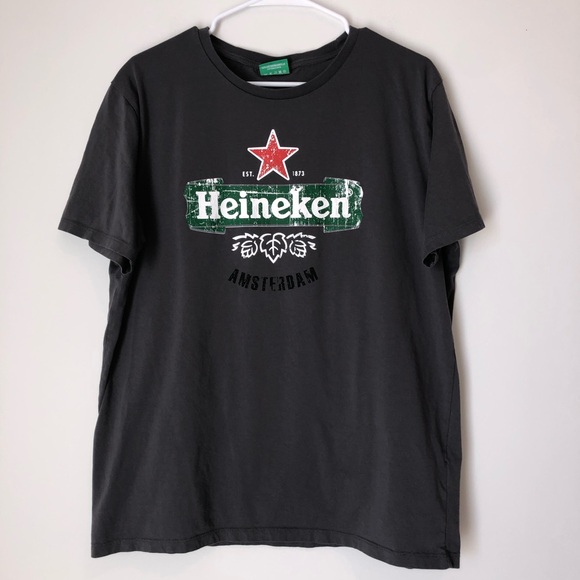 Heineken Amsterdam XXL Gray T-shirt - Picture 1 of 2